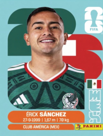 Érick Sánchez — figurinha MEX-14