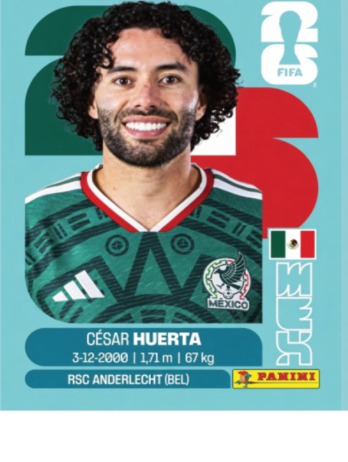 Cesar Huerta — figurinha MEX-20