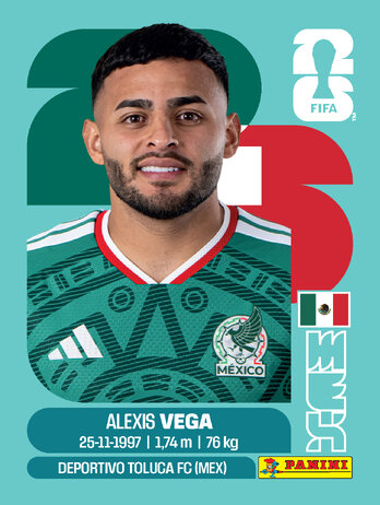 Alexis Vega — figurinha MEX-18