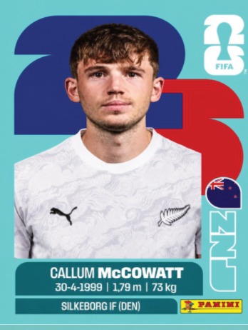 Callum McCowatt — figurinha NZE-19