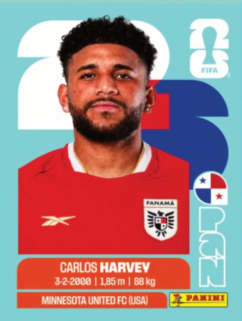 Carlos Harvey — figurinha PAN-15