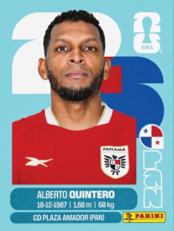 Alberto Quintero — figurinha PAN-20
