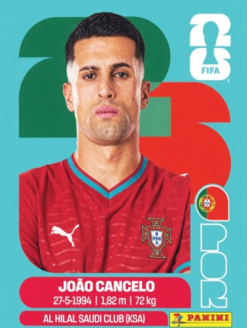 João Cancelo — figurinha POR-5