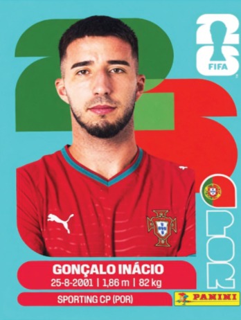 Gonçalo Inácio — figurinha POR-8