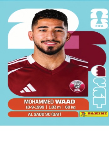 Mohammed Waad — figurinha QAT-14
