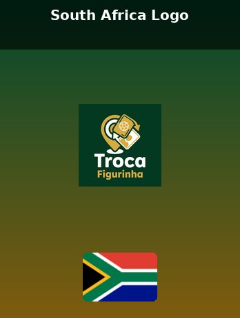 South Africa Logo — figurinha RSA-1