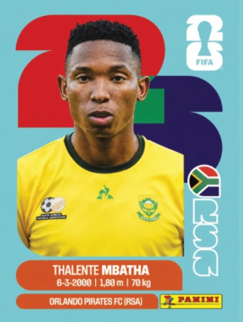Thalente Mbatha — figurinha RSA-12