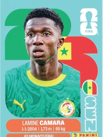 Lamine Camara — figurinha SEN-14