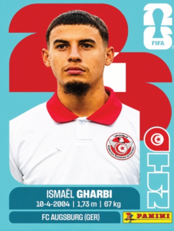 Ismael Gharbi — figurinha TUN-18