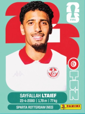 Sayfallah Ltaief — figurinha TUN-19