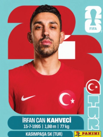 Irfan Can Kahvecu — figurinha TUR-15