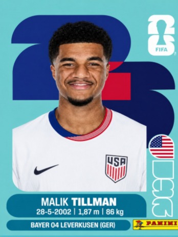 Malim Tillman — figurinha USA-15