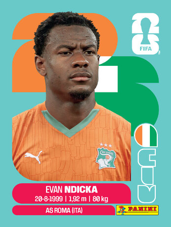Evan Ndicka — figurinha CIV-6
