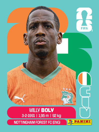 Willy Boly — figurinha CIV-7
