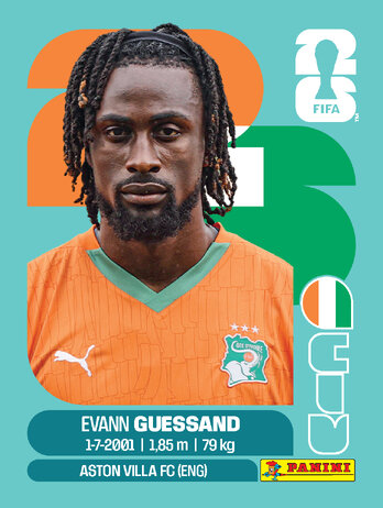 Evann Guessand — figurinha CIV-19