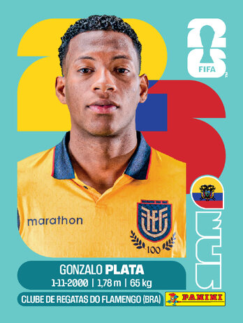 Gonzalo Plata — figurinha ECU-16