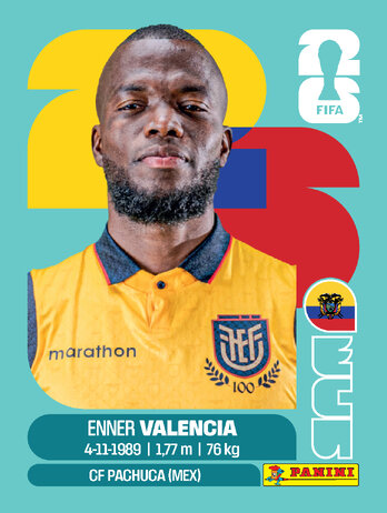 Enner Valencia — figurinha ECU-20