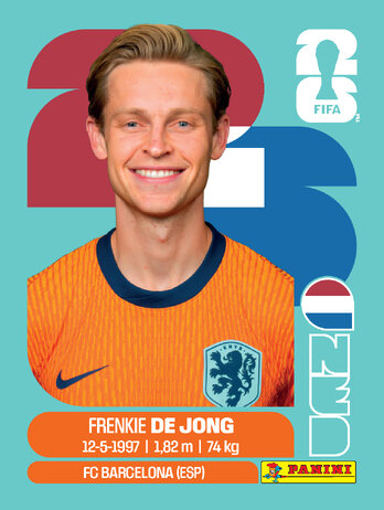 Frenkie de Jong — figurinha NED-14