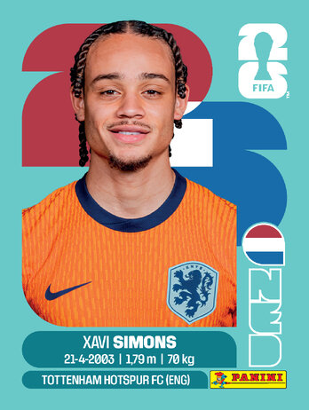 Xavi Simons — figurinha NED-15