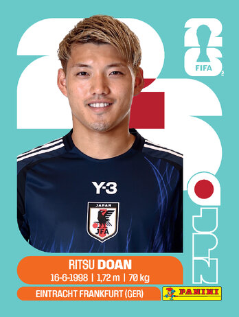 Ritsu Doan — figurinha JPN-14