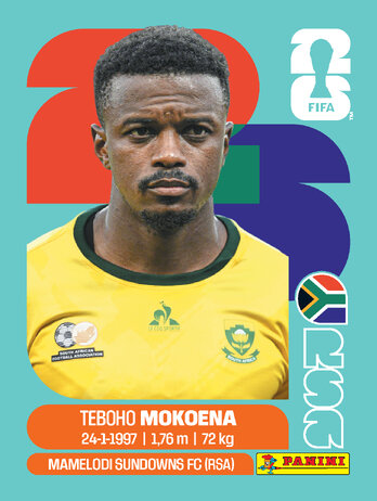 Teboho Mokoena — figurinha RSA-11
