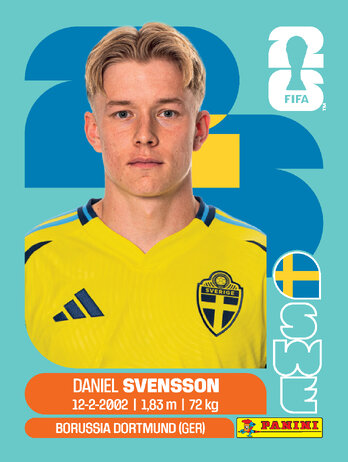 Daniel Svensson — figurinha SWE-14
