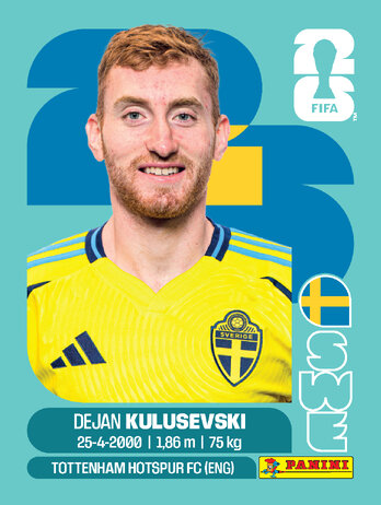 Dejan Kulusevski — figurinha SWE-17