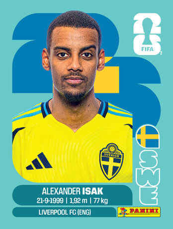 Alexander Isak — figurinha SWE-19