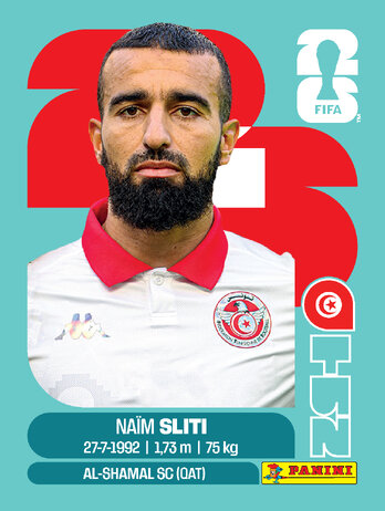 Naim Sliti — figurinha TUN-20