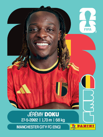 Jérémy Doku — figurinha BEL-16