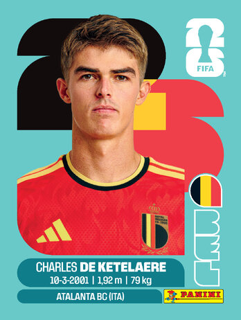 Charles De Ketelaere — figurinha BEL-17