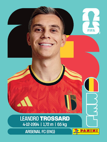Leandro Trossard — figurinha BEL-18
