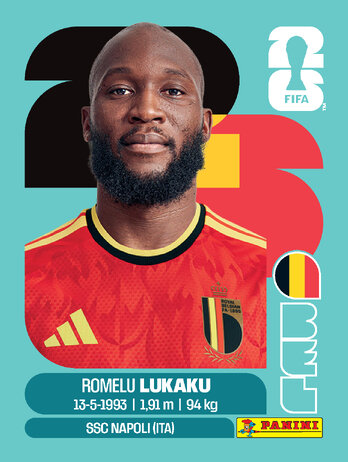 Romelu Lukaku — figurinha BEL-20