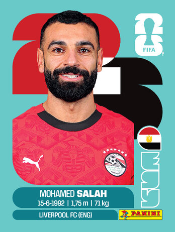 Mohamed Salah — figurinha EGY-17