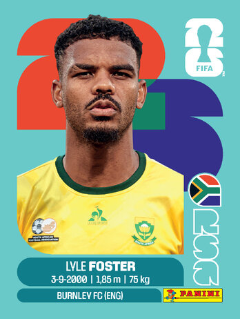 Lyle Foster — figurinha RSA-17