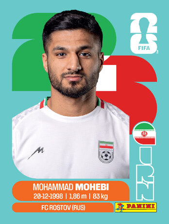 Mohammad Mohebi — figurinha IRN-16