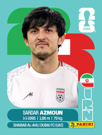 Sardar Azmoun — figurinha IRN-17