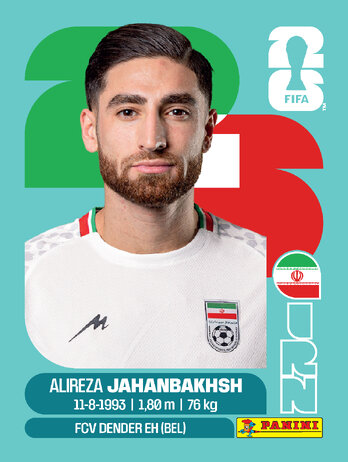 Alireza Jahanbakhsh — figurinha IRN-19