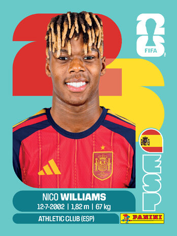 Nico Williams — figurinha ESP-17