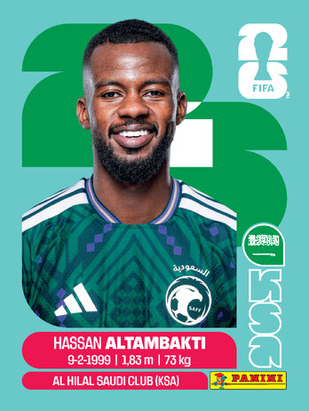 Hassan Altambakti — figurinha KSA-8