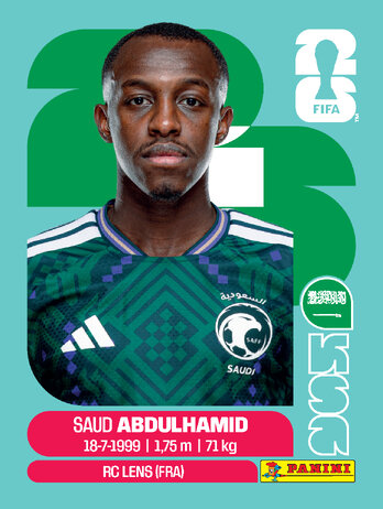 Saud Abdulhamid — figurinha KSA-4