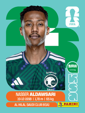 Nasser Aldawsari — figurinha KSA-12