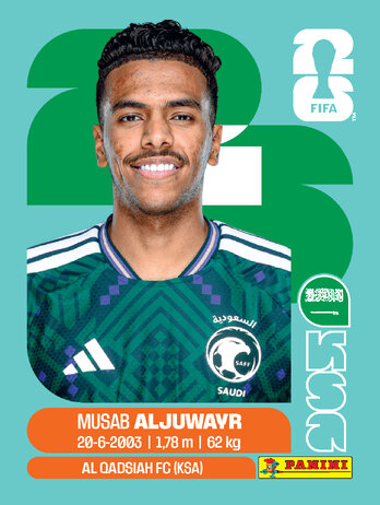 Musab Aljuwayr — figurinha KSA-9