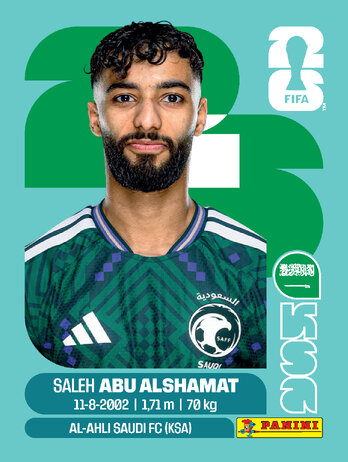 Saleh Abu Alshamat — figurinha KSA-14