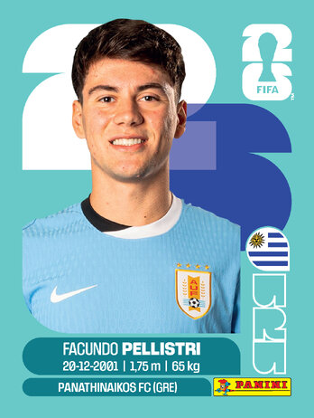 Facundo Pellistri — figurinha URU-20