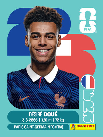 Désiré Doué — figurinha FRA-17