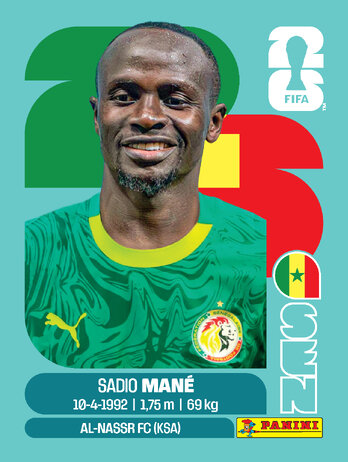 Sadio Mane — figurinha SEN-15