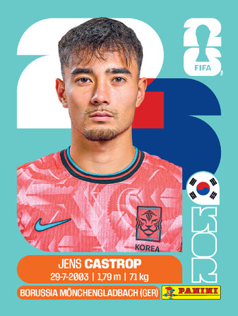 Jens Castrop — figurinha KOR-15