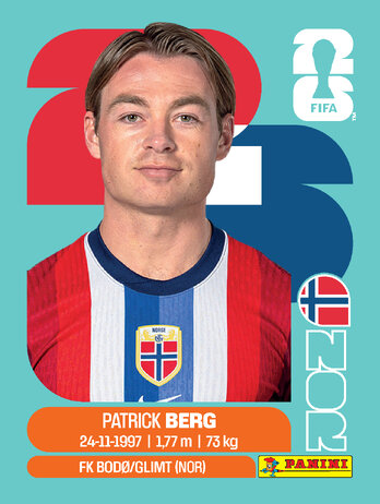 Patrick Berg — figurinha NOR-14
