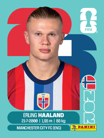 Erling Haaland — figurinha NOR-15